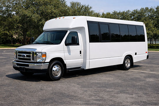 18-passenger minibus available for charter in Clay, NY